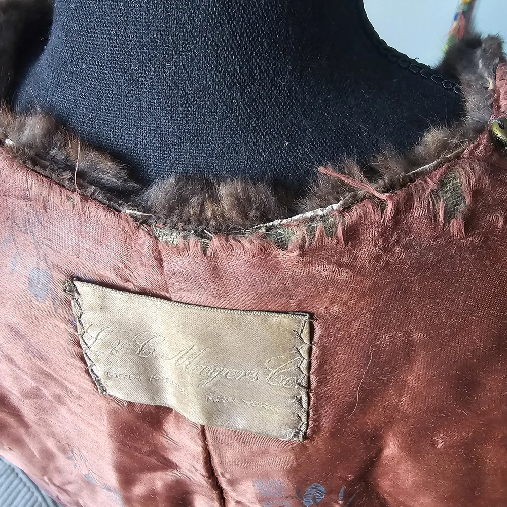 Vintage Brown Fur Stole/Wrap - Picture 6 of 7